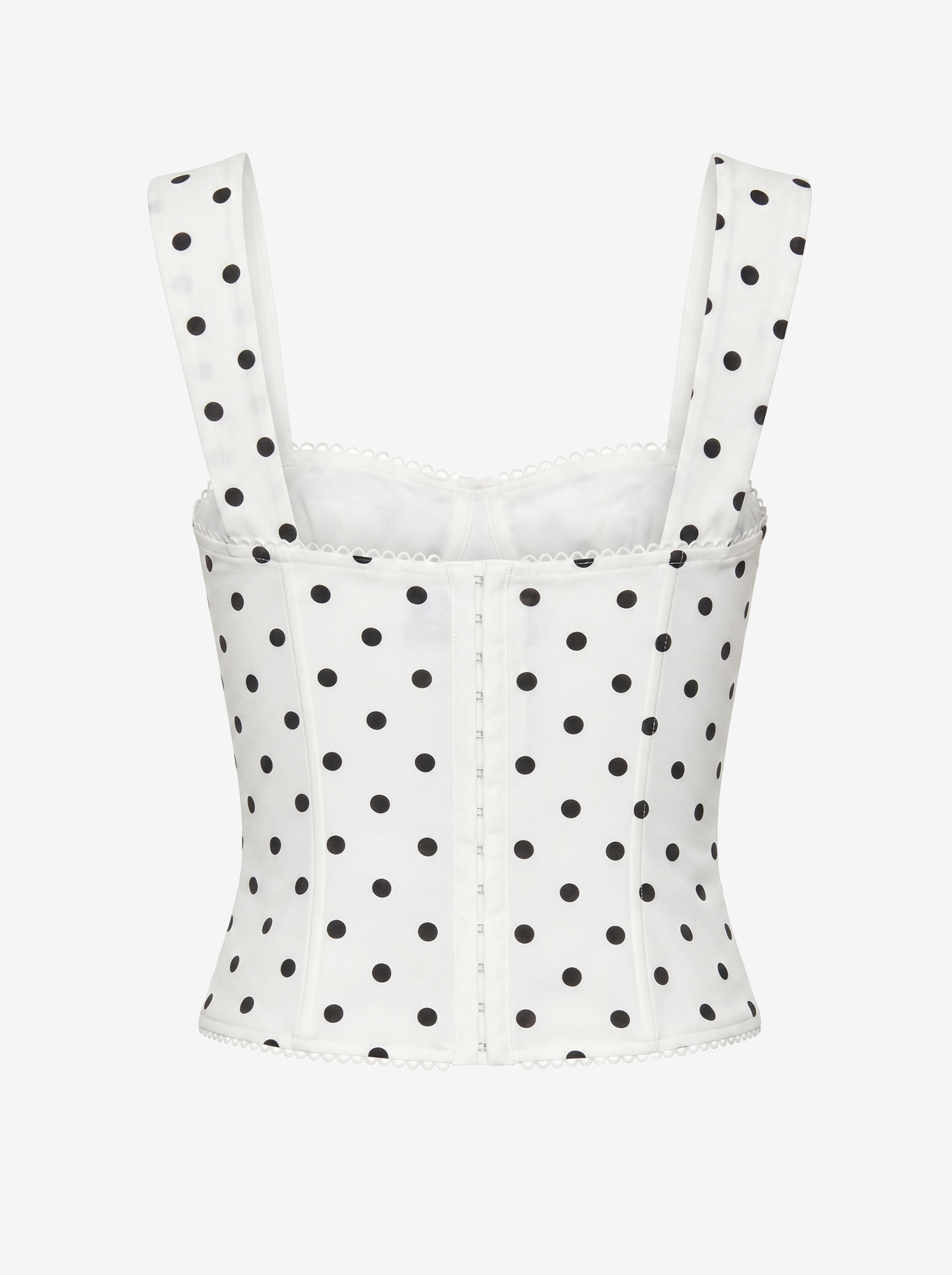 Corset à pois