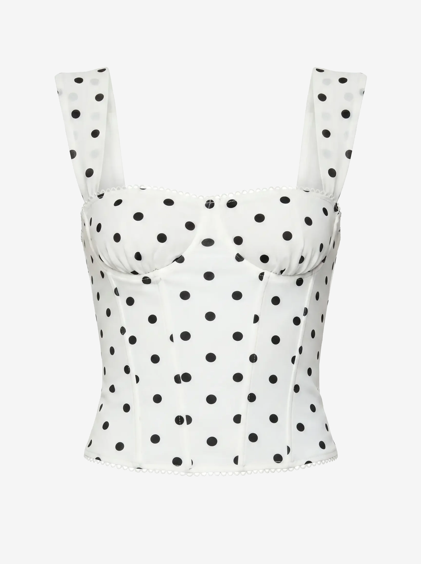 Corset à pois